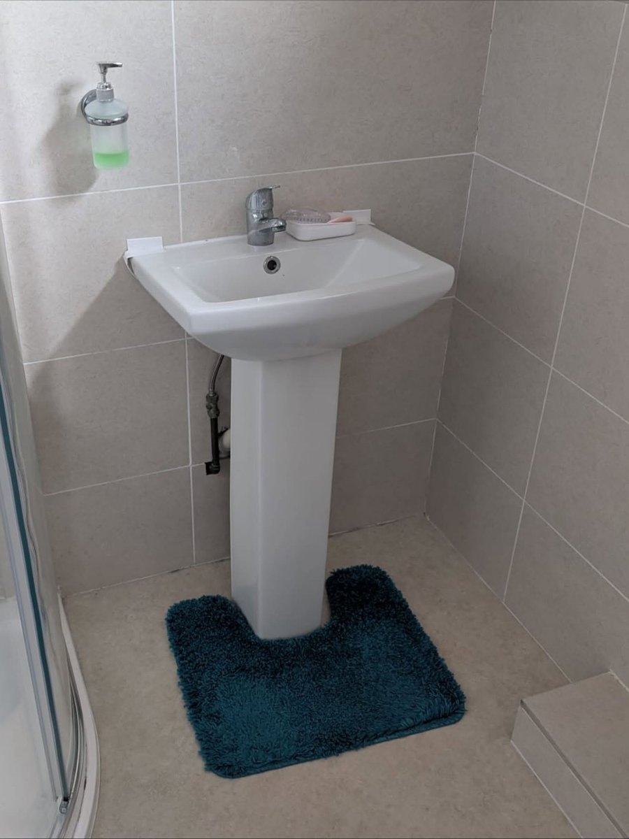 New vanity unit, Frankley, before