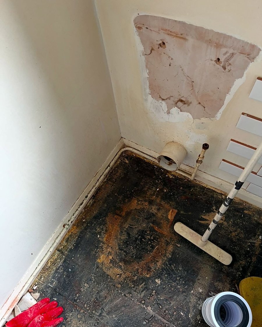 New toilet, Wolverhampton, before